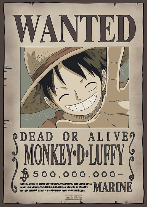 B0023 - Wanted Luffy